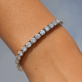 Sterling Silver 5mm Tennis Bracelet